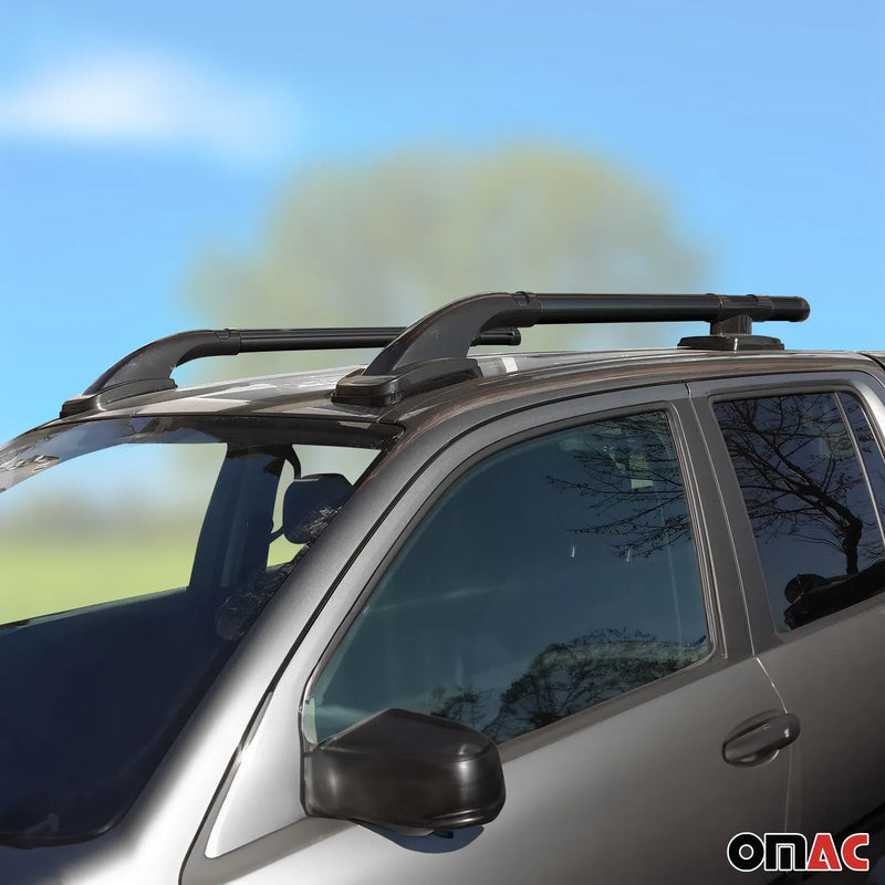 2010-2020 VW Amarok Roof Rack Rails Side Rails Black