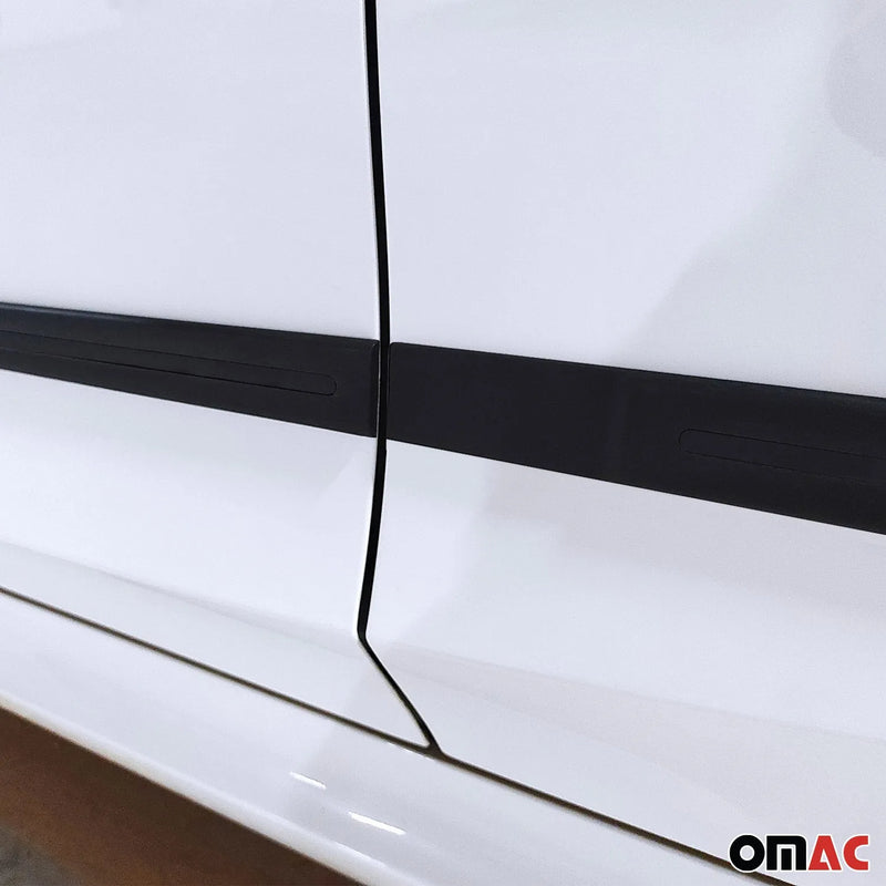 Side Door Molding Trim Skirt Garnish for BMW Black 4Pcs