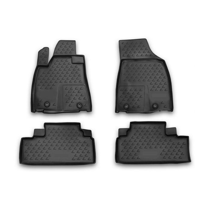 OMAC Floor Mats Liner for Lexus RX350 2013-2015 Black TPE All-Weather 4 Pcs