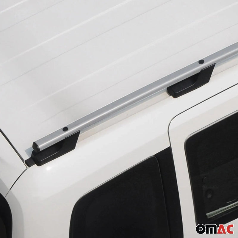 Roof Racks Side Rails Alu for Ford Transit 2015-2024 Short WB Gray 2 Pcs - OMAC USA