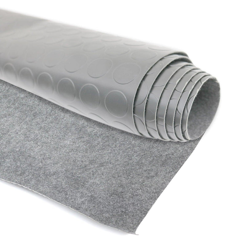 Rubber Truck Bed Liner Trunk Mat Floor Liner 118x79 inch Peny Style Grey