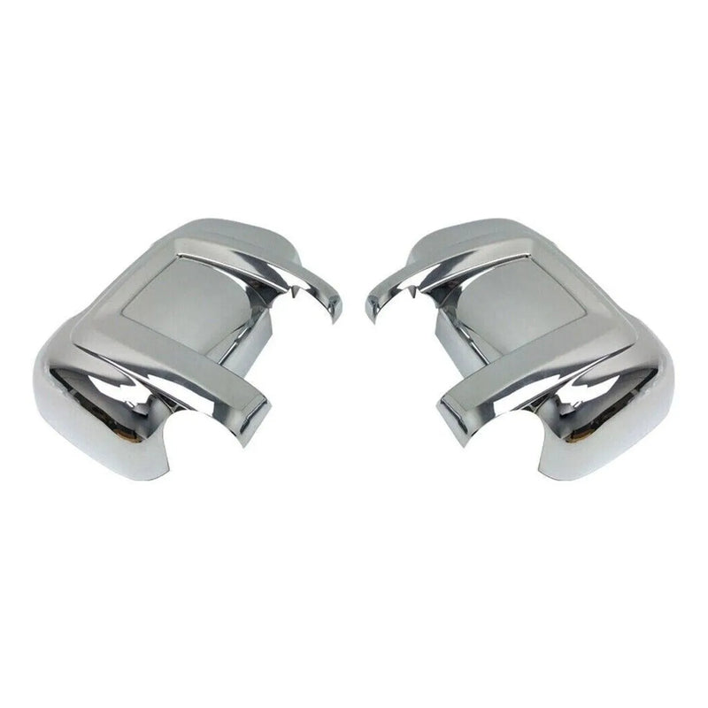 Side Mirror Cover Caps Fits RAM ProMaster 2014-2024 Chrome Silver 2 Pcs - OMAC USA