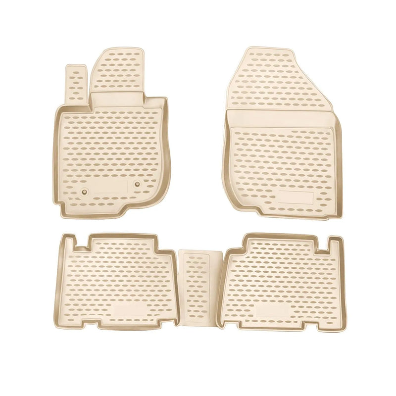 2006-2012 Toyota RAV4 Floor Mats Liners Full Set All Weather Beige