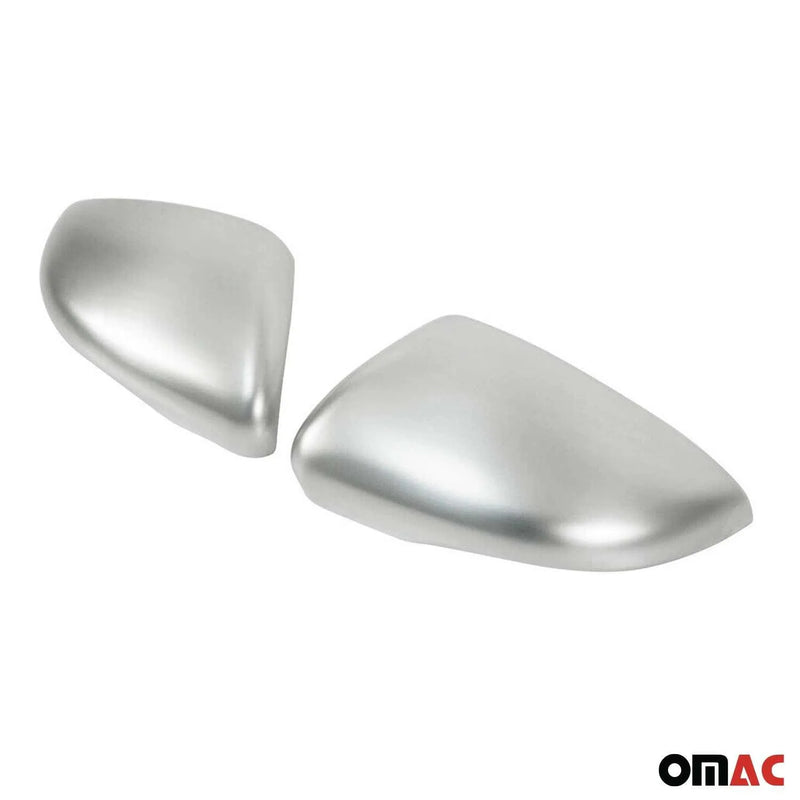 2010-2014 VW Golf Mk6 Side Mirror Cover Caps Matt Steel Silver 2 Pcs