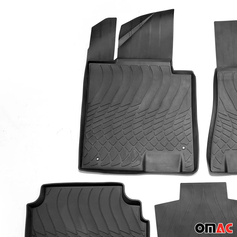 2021-2024 Kia K5 Floor Mats Liners Full Set All Weather Black