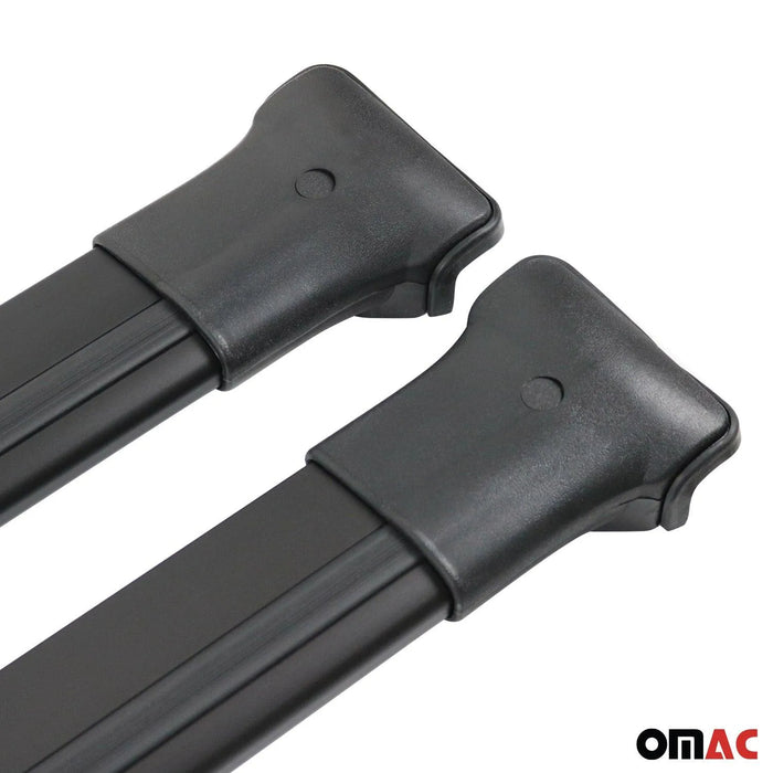 Roof Rack Cross Bars Luggage Carrier for Toyota RAV4 2006-2012 Black 2Pcs