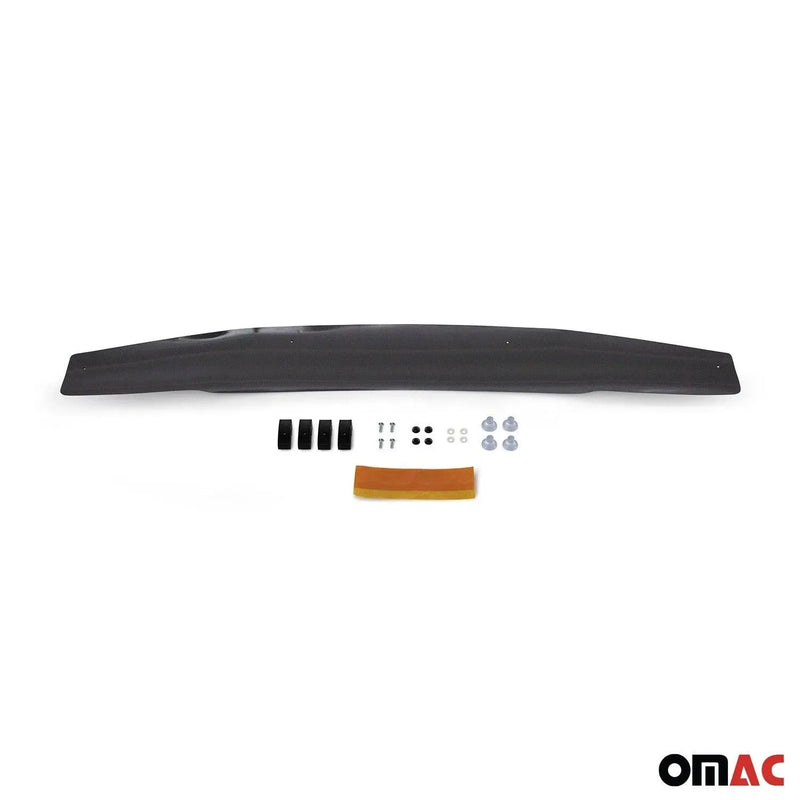 Front Bug Shield Hood Deflector Guard for Nissan Frontier 2005-2021 Black Smoke - OMAC USA