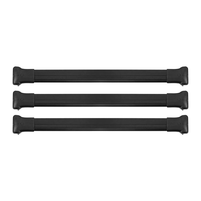 Roof Rack Cross Bars Luggage Carrier for RAM ProMaster 2014-2024 Alu Black 3x