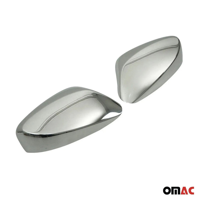 Mirror Cover Caps Fits Hyundai Elantra Accent Veloster 2011-2017 Steel Silver - OMAC USA