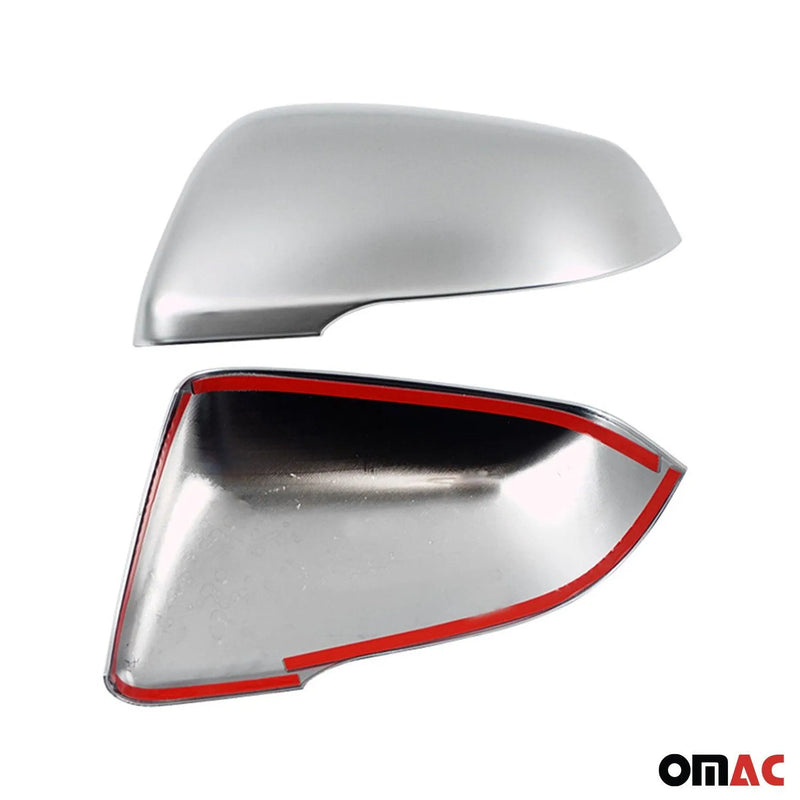 2016-2019 BMW X1 2016-2018 / X2 2018-2019 / 2 Series Gran Tourer Side Mirror Cover Caps Chrome Silver