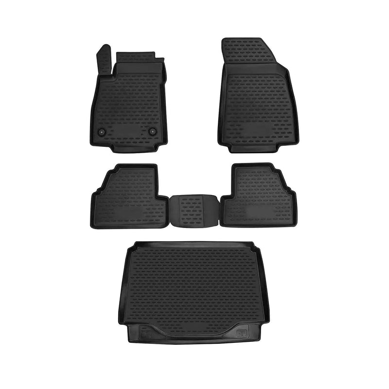 Custom Floor Mats & Cargo Liners for Chevrolet Trax 2013-2022 Black 5 Pcs - OMAC USA