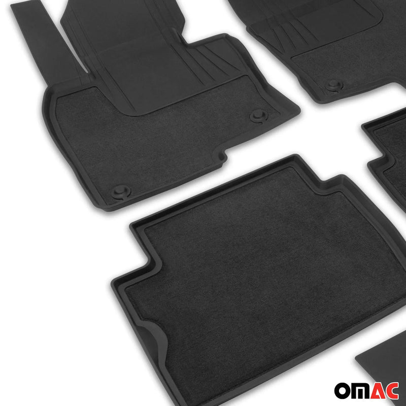 2017-2024 Mazda CX-5 Floor Mats Liners Full Set All Weather Black