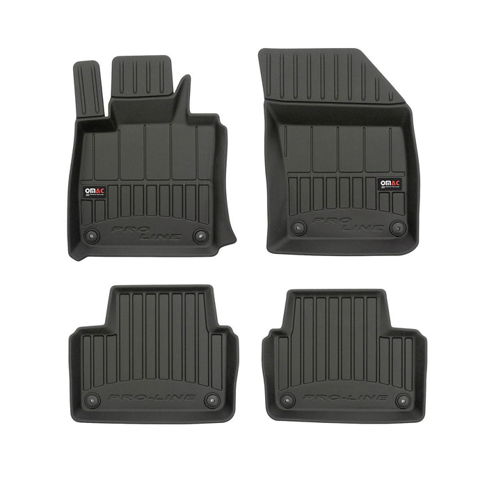 OMAC Premium Floor Mats for Volvo V60 Cross Country 2020-2024 All-Weather 4Pcs