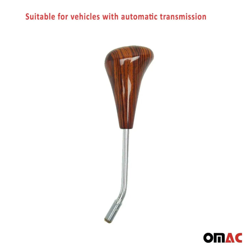 Gear Shift Knob for Mercedes E Class W124 W114 W115 R107 W126 Wood Zebrano - OMAC USA