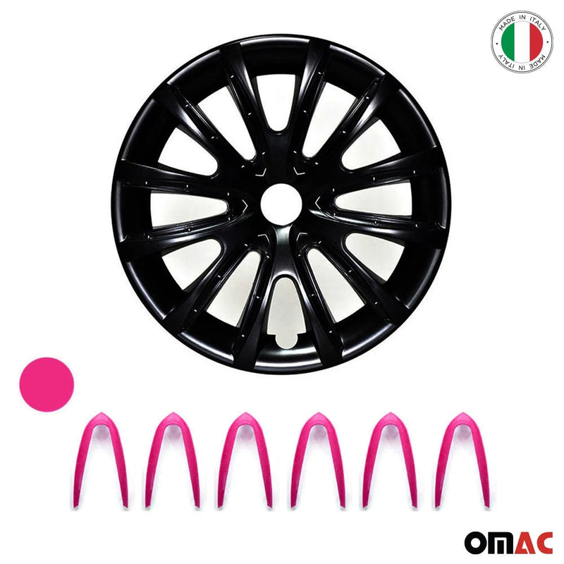 16" Wheel Covers Hubcaps for Honda Civic Black Violet Gloss - OMAC USA