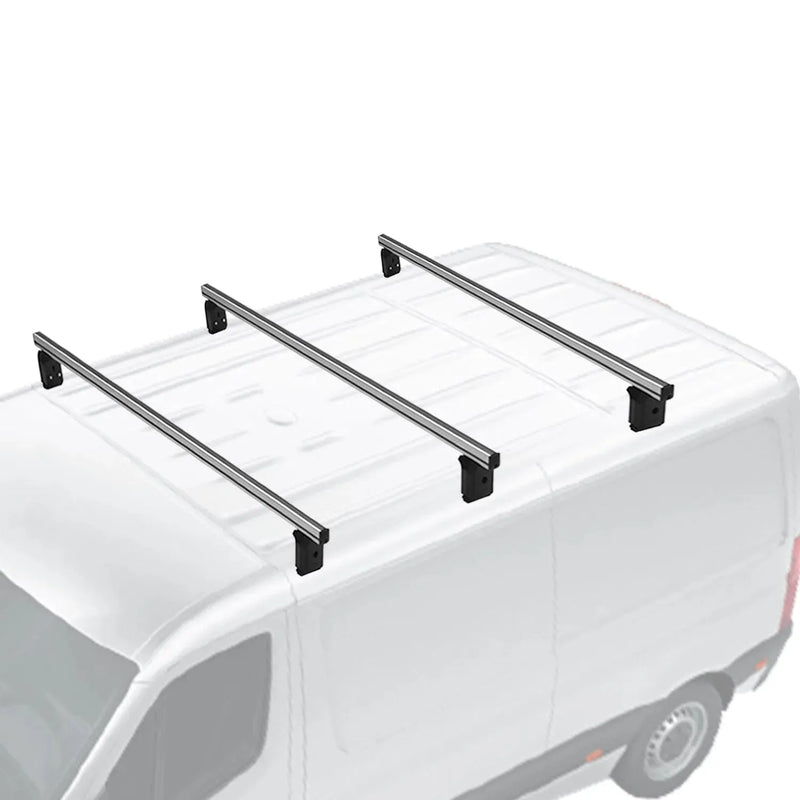 2015-2024 Ford Transit & E-Transit L2 Professional Roof Racks Cross Bars Gray 3Pcs