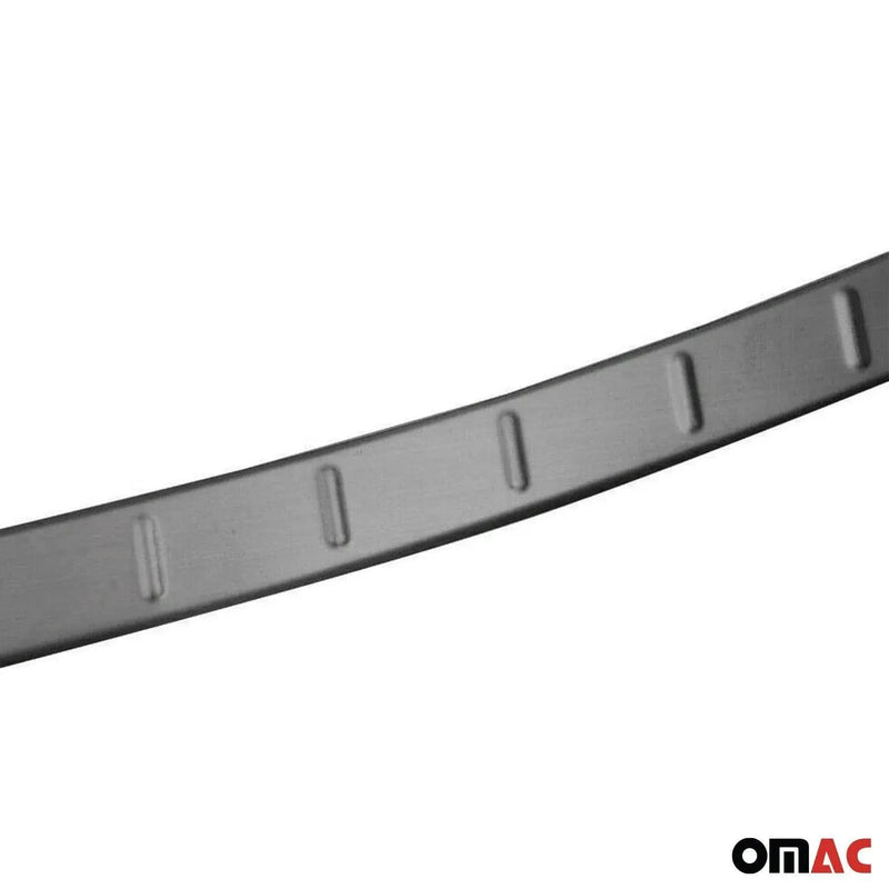 Rear Bumper Sill Cover Protector Guard for Audi Q5 2018-2024 Brushed Steel - OMAC USA