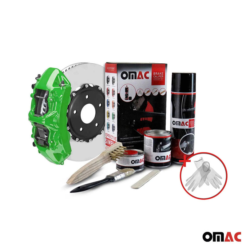 OMAC Brake Caliper Epoxy Based Car Paint Kit Washington Green Glossy High-Temp