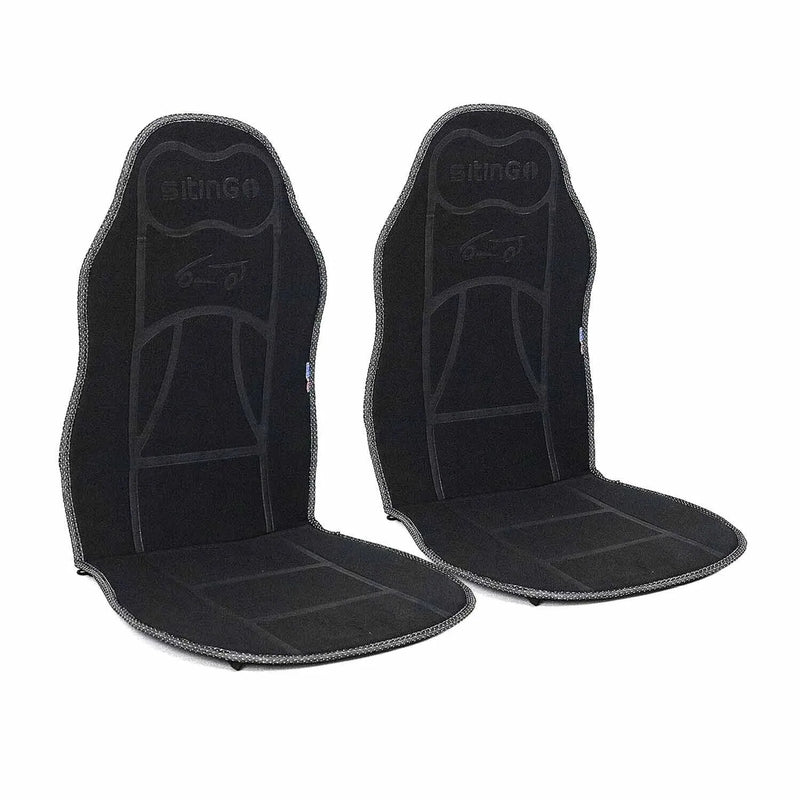 Mercedes Car Seat Protector Cushion Cover Mat Pad Black Black 2 Pcs