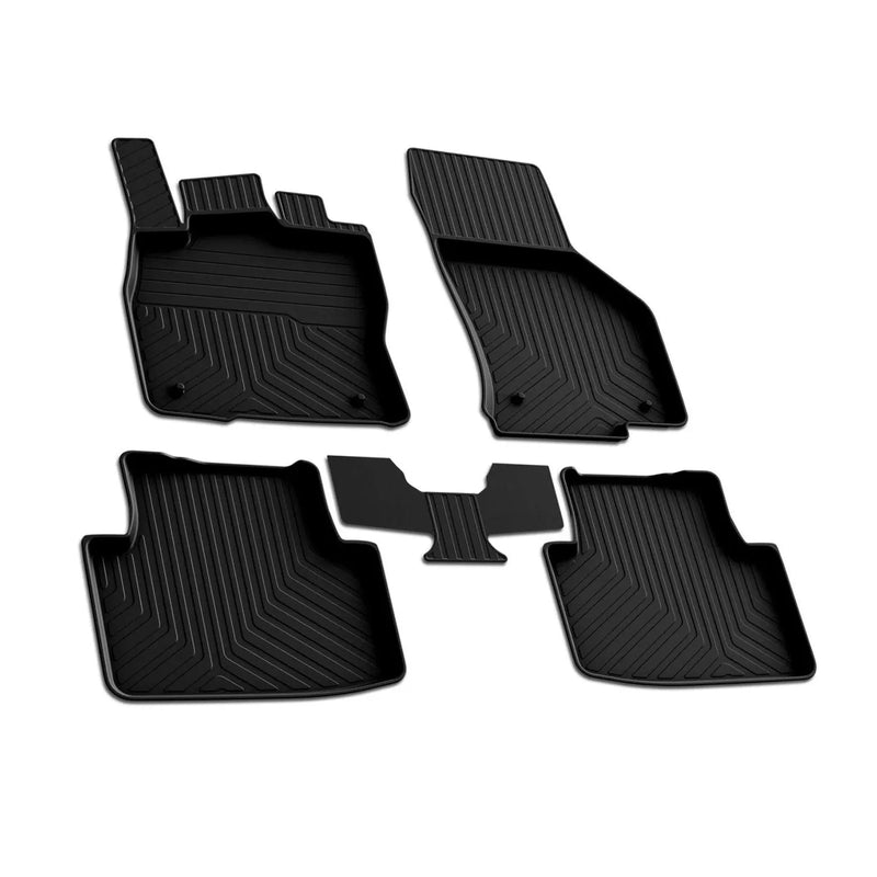 2015-2019 VW Passat B8 Floor Mats Liners Full Set All Weather Black